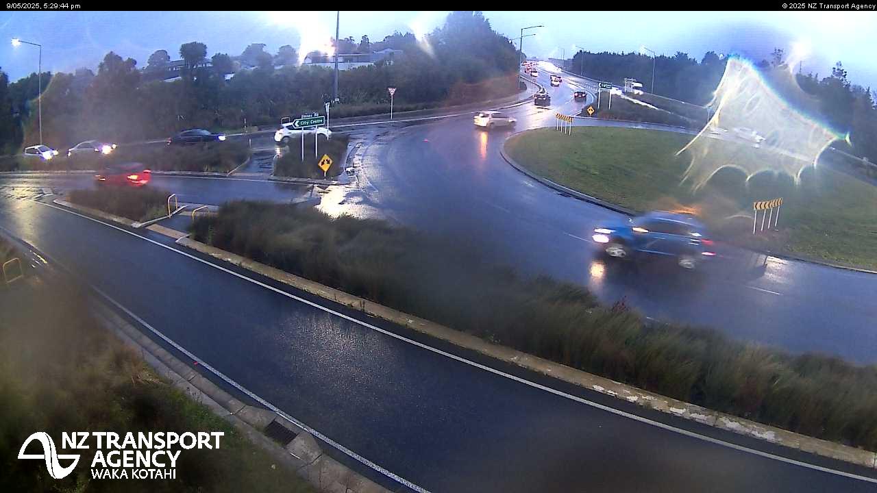 SH74 Innes Rd Roundabout (Northbound)