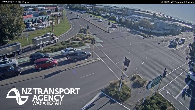 Click for full screen live camera. SH1 Halswell Junction Rd