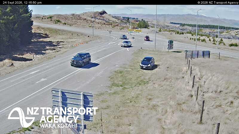 SH80 Pukaki Junction road camera